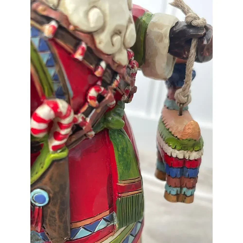 Santa Mexican Jim Shore Heartwood Creek Feliz Navidad 4027705 Piñata 2012 VTG 8